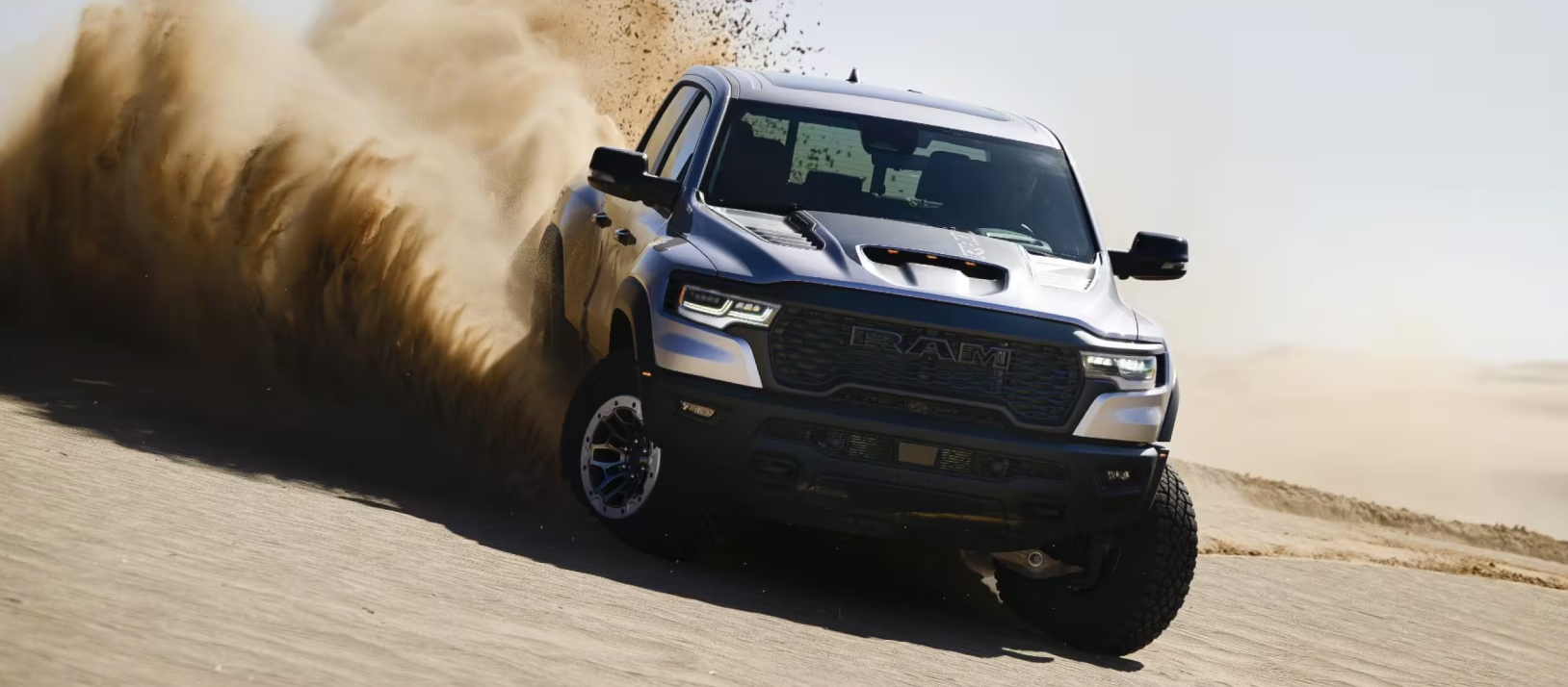 RAM Truck driving in the desert